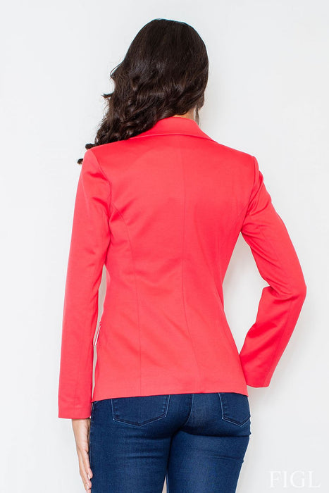 Contrast Lining Classic Jacket - Stylish Wardrobe Essential