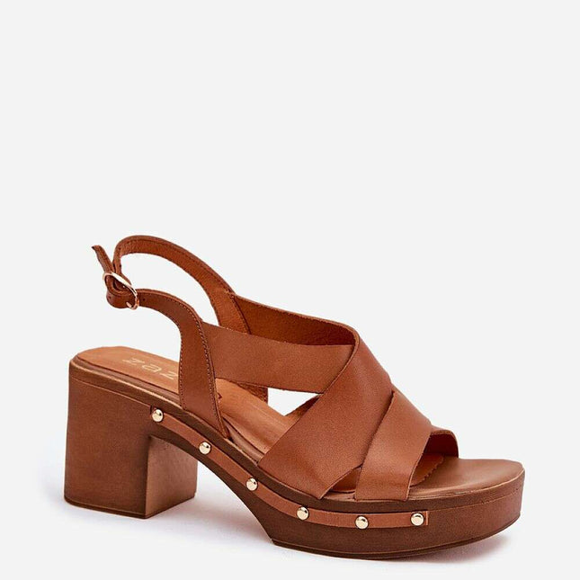 Heel sandals model 214390