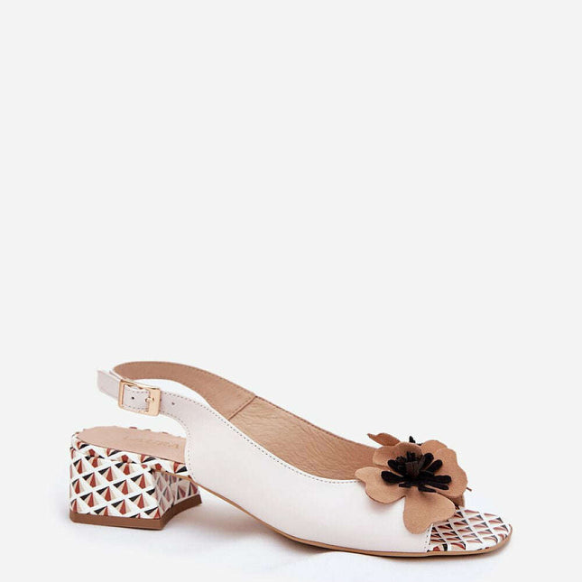 Heel sandals model 214682