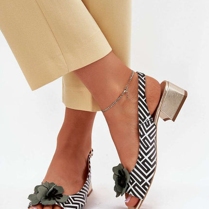 Heel sandals model 214682