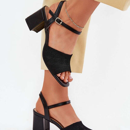 Heel sandals model 214685