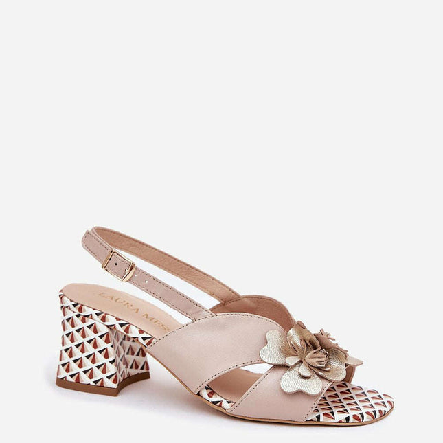 Heel sandals model 214982