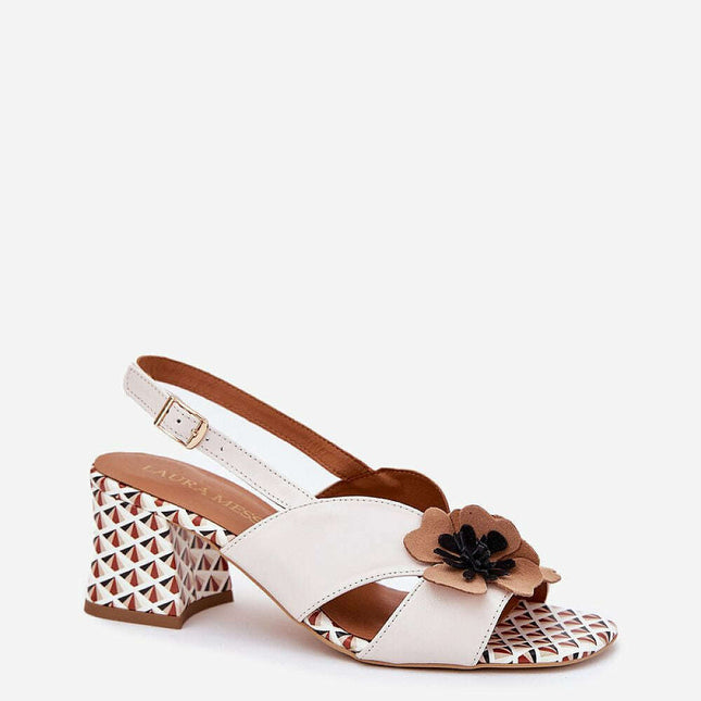 Heel sandals model 214983