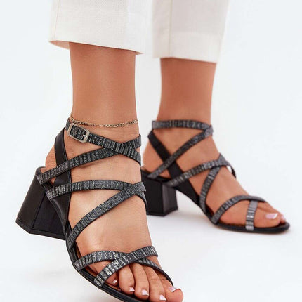Heel sandals model 215004