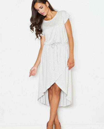 Chic Wrap Viscose Daydress - Timeless Comfort and Style