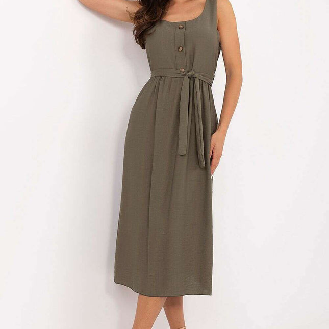 Daydress 215556 Flared Sleeveless Summer Dress Viscose Blend