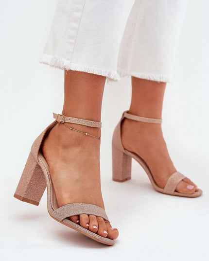 Heel sandals model 215640