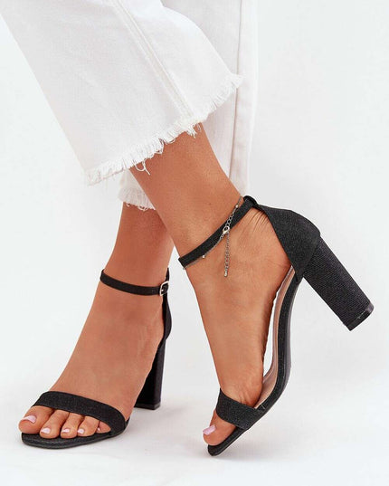 Heel sandals model 215642