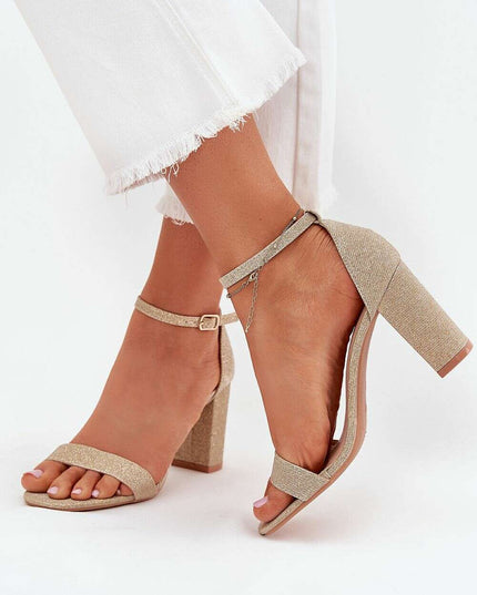 Heel sandals model 215643