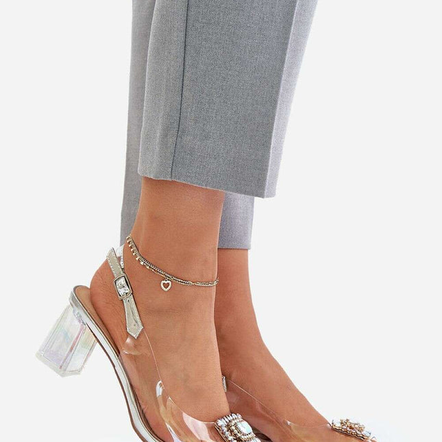 Heel sandals model 215722