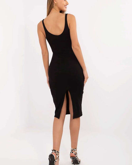 Daydress Striped Pencil Dress With Straps Model 215817