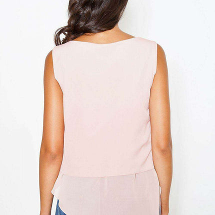 Chic Asymmetrical Sleeveless Top by Figl - A Touch of Elegance