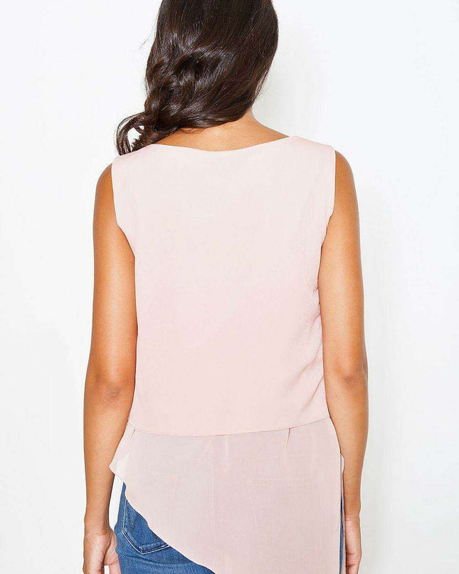 Chic Asymmetrical Sleeveless Top by Figl - A Touch of Elegance