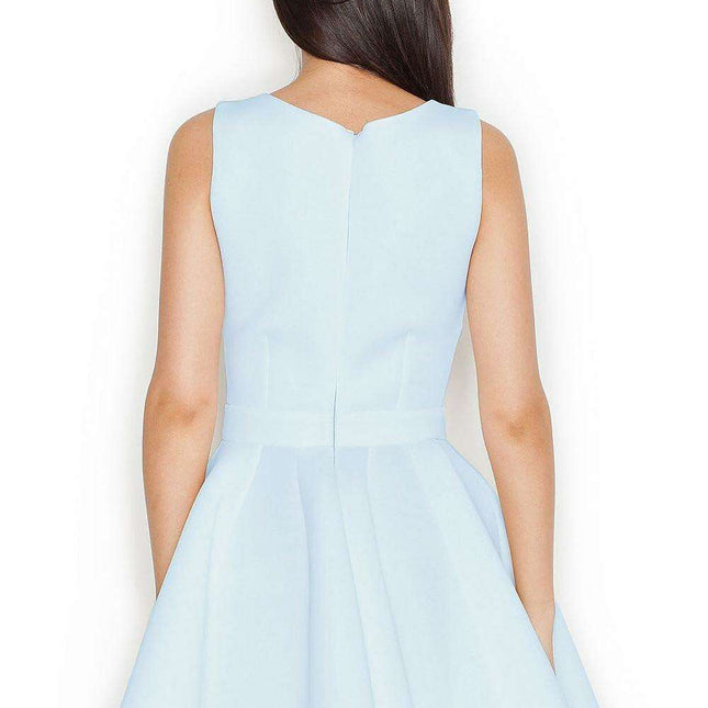 Elegant Bow-Embellished A-Line Day Dress