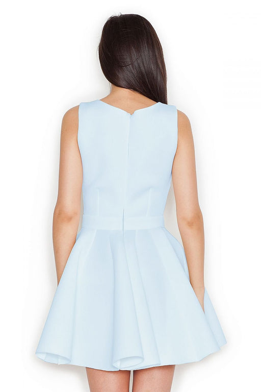 Graceful Bow Detail Fit-and-Flare Dress