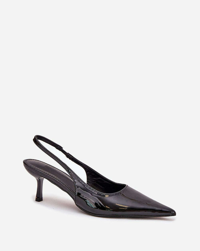 Elegant Pointed Toe Open Heel Pumps – Women's High Heels 6cm