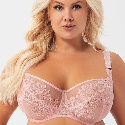Gorsenia Lingerie Soft Comfort Bra - Adjustable Straps, Lace Trim
