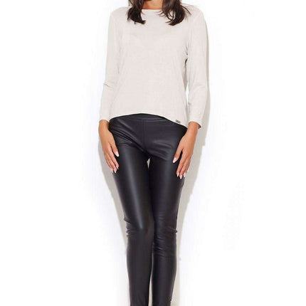 Elegant Bow-Back Detail Blouse