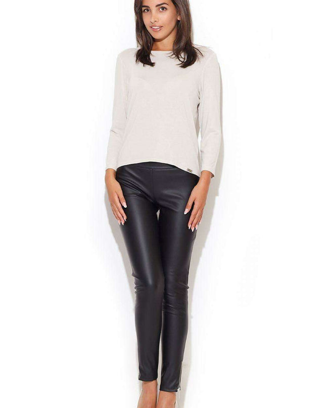 Elegant Bow-Back Detail Blouse