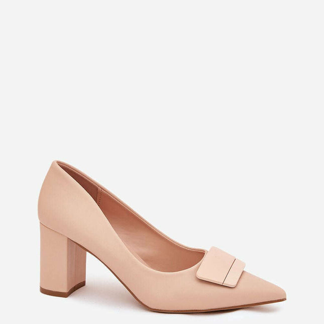Block heel pumps model 216313