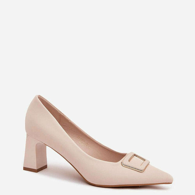 Block heel pumps model 216315