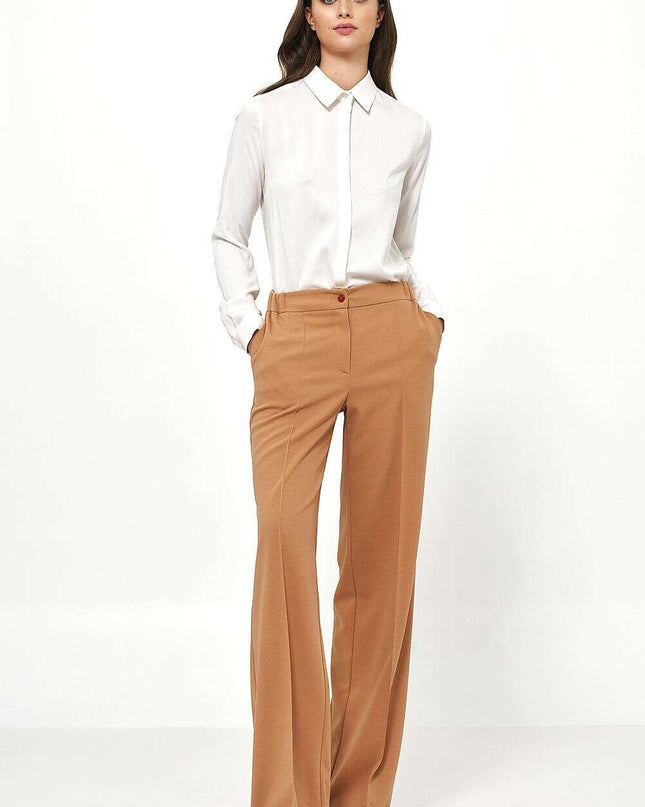 White Long Sleeve Shirt 216352 Premium Viscose For Women