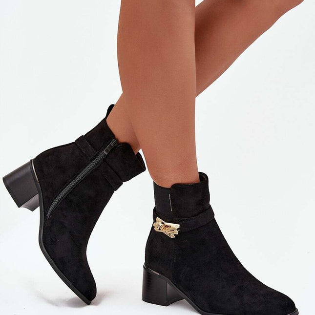 Heel boots model 216650