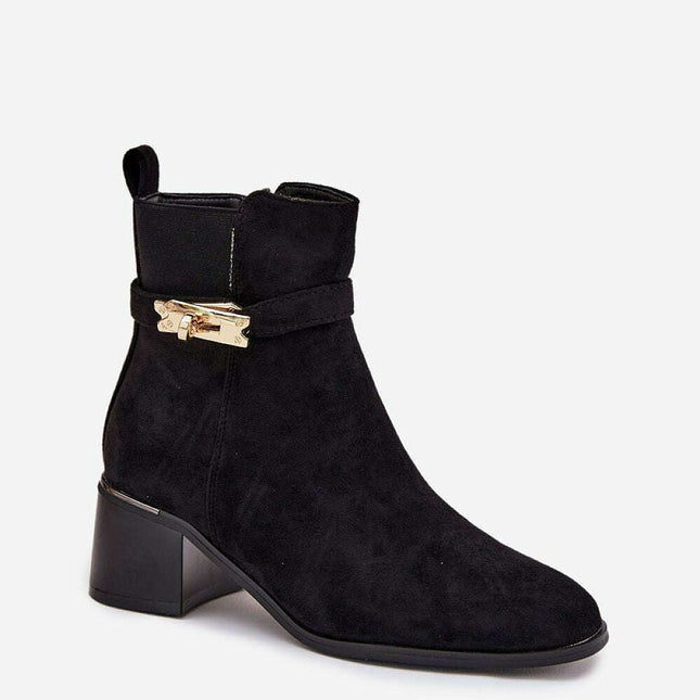 Heel boots model 216650