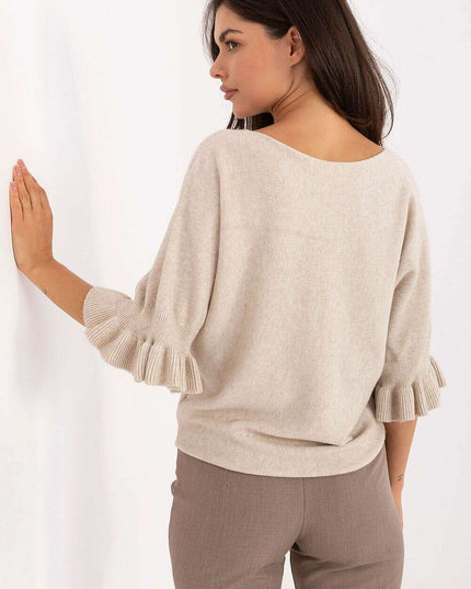 Matterhorn Beige Jumper 216664 Women Soft Knit Sweater