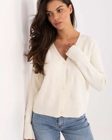 Beige Cardigan For Women 216676 Office Ready Everyday Wear