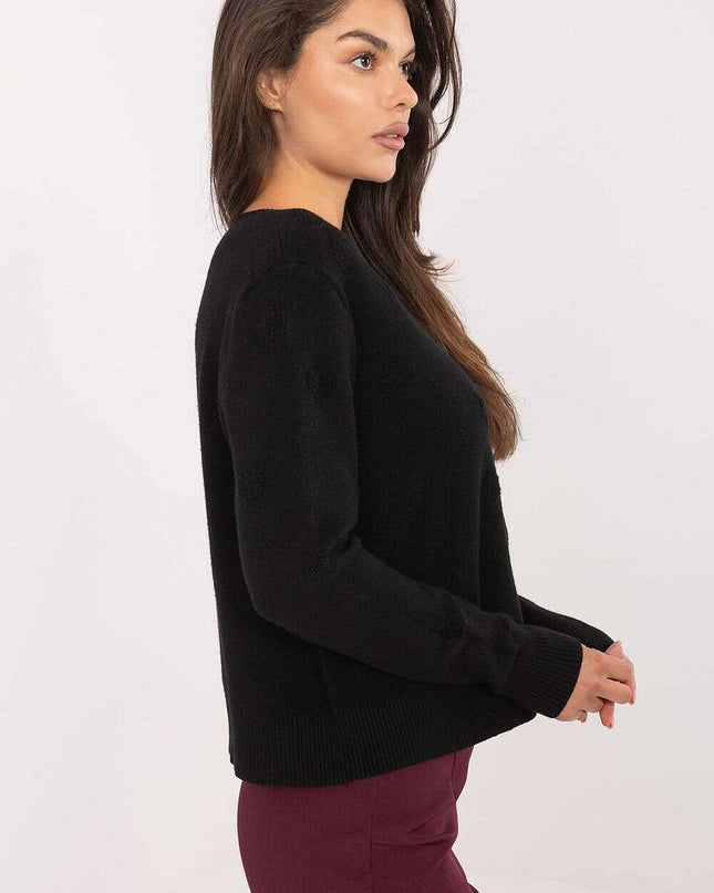 Black Cardigan Model 216678 Women Desk To Evening Knitwear