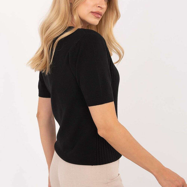 Short sleeve sweater model 216771