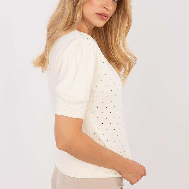 Short sleeve sweater model 216777