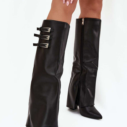 Heel boots model 216789