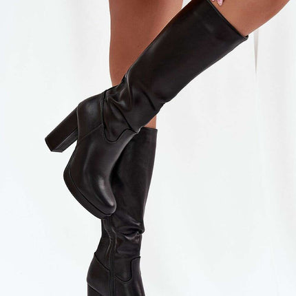 Heel boots model 216794