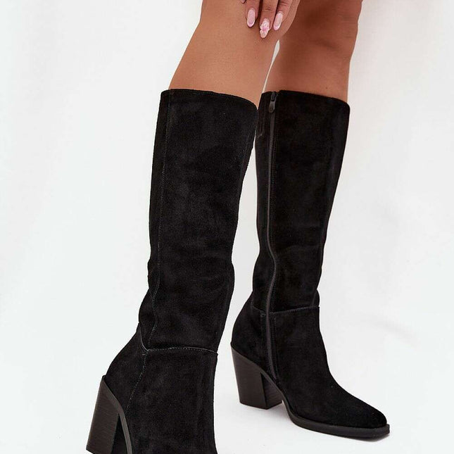Heel boots model 216797