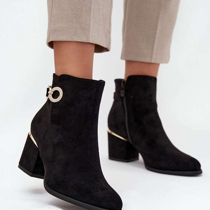 Heel boots model 216808
