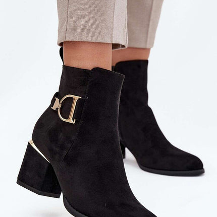 Heel boots model 216809