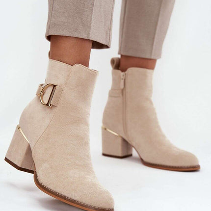 Heel boots model 216810