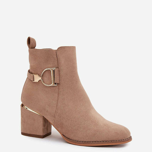 Heel boots model 216811