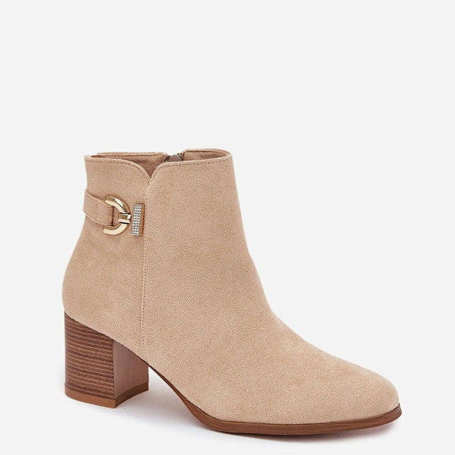 Heel boots model 216812