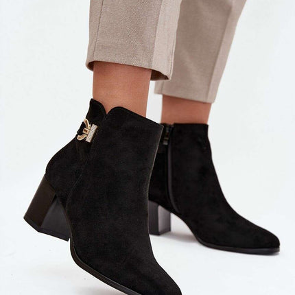 Heel boots model 216813