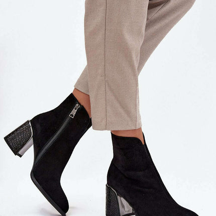 Heel boots model 216831