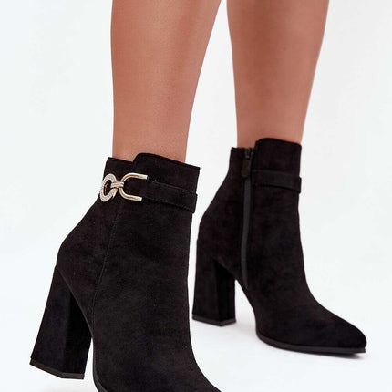 Heel boots model 216951