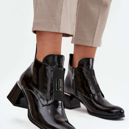 Heel boots model 216971