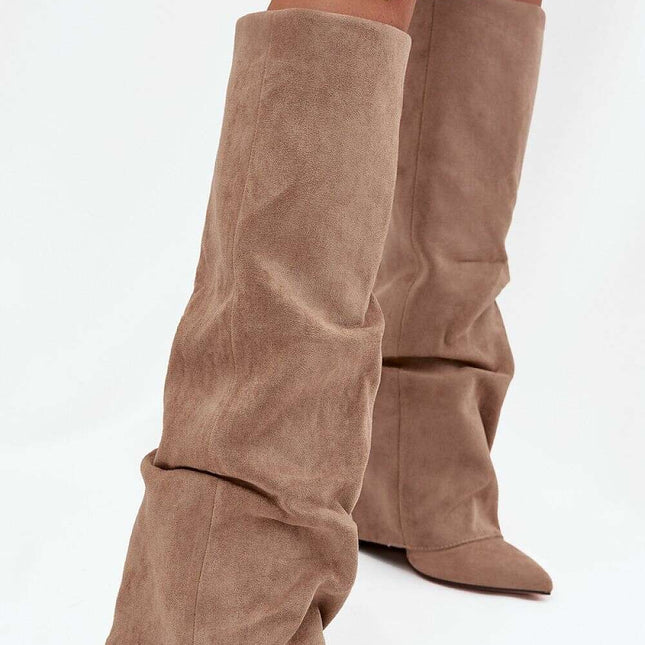 Heel boots model 216987