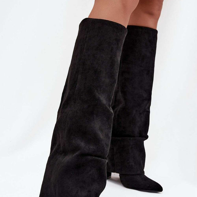 Heel boots model 216989