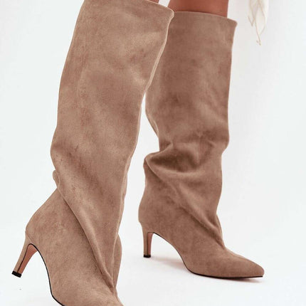 Heel boots model 216992