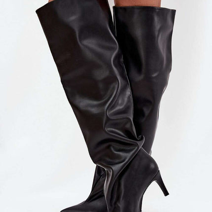 Heel boots model 216995