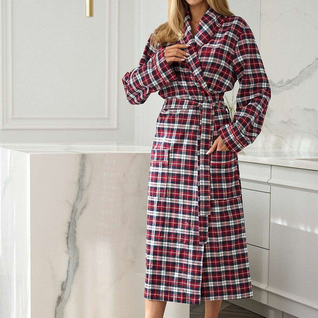 Cotton Bathrobe – 100% Natural Comfort, Model 217113 (S–L)